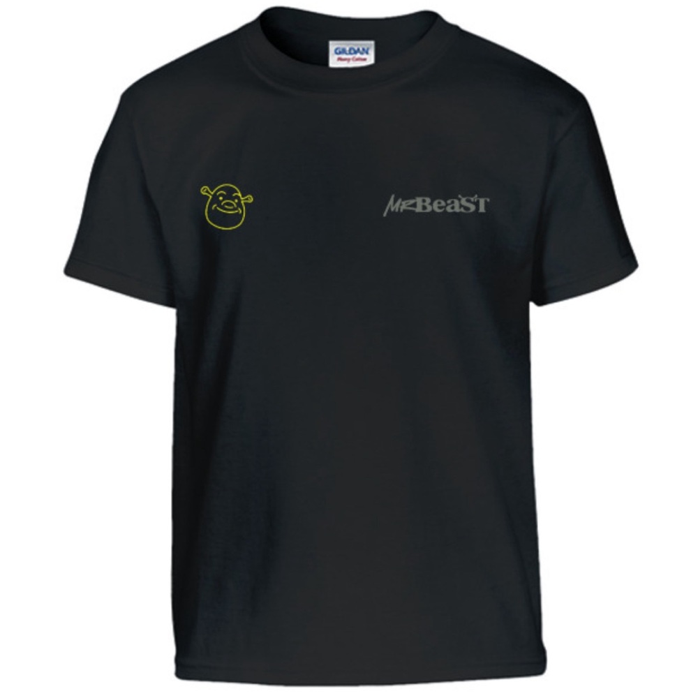 Mr Beast X Shrek Lightning Kids T-shirt - youth 12